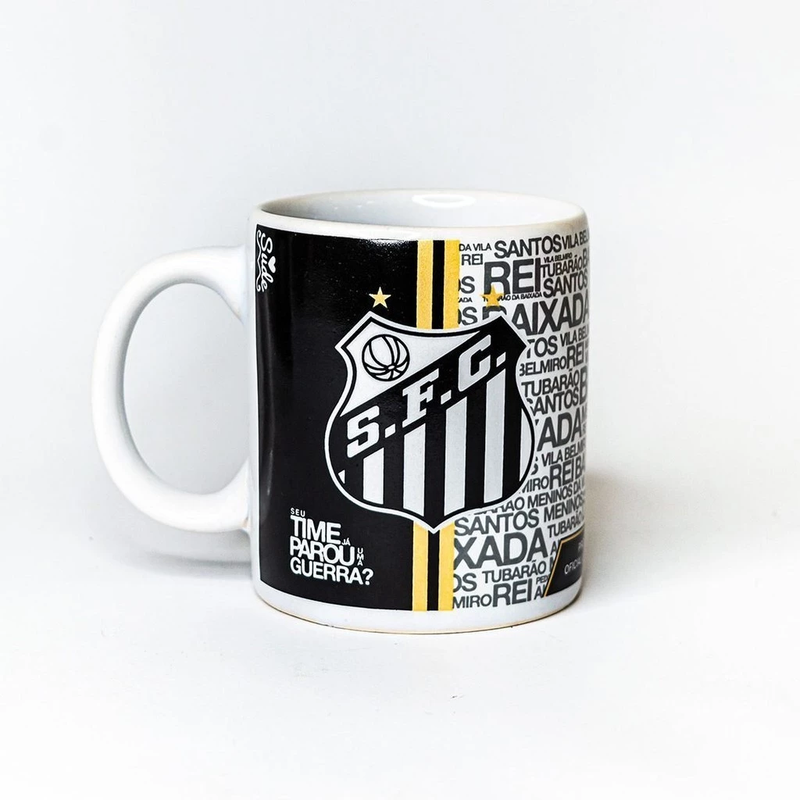 Caneca de Café Santos FC "Seu Time Já Parou Uma Guerra?"