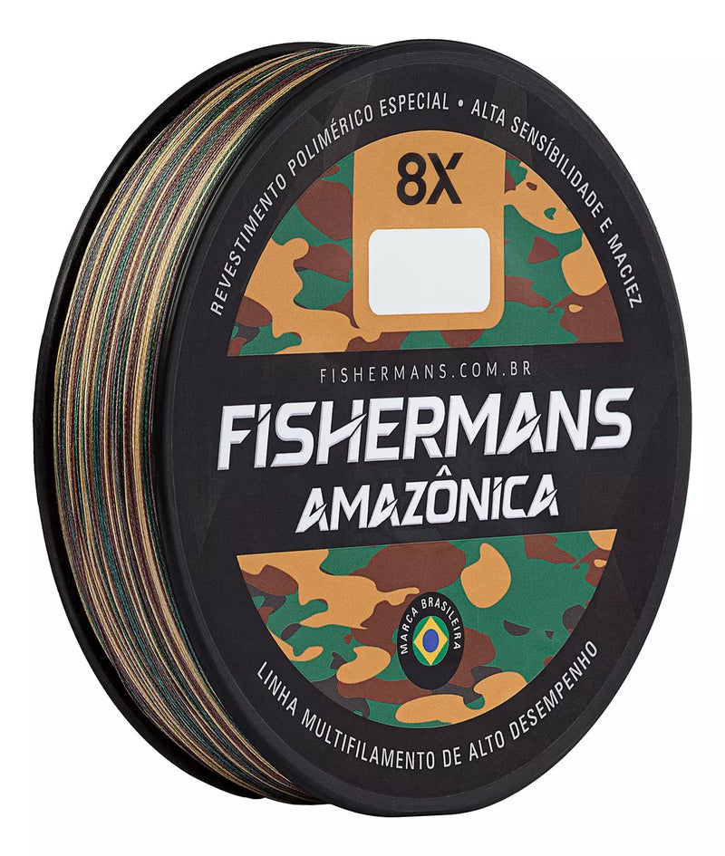 300m 8x - Linha De Pesca Multifilamento Amazônica Fishermans