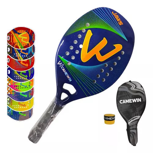 Raquete Beach Tennis Camewin Carbono-3k Modelo + Bolsa