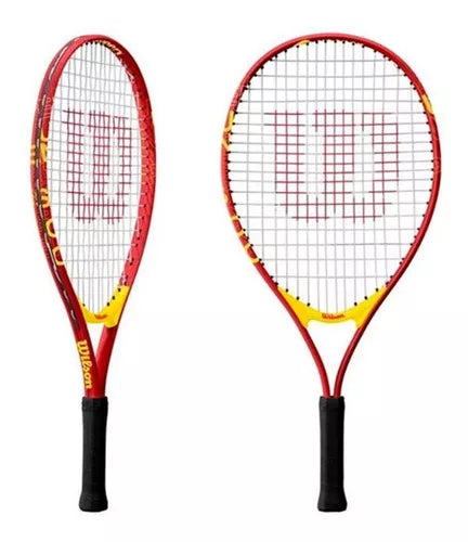 Raquete De Tênis Tennis Wilson Us Open 23 Cor Vermelho/Amarelo