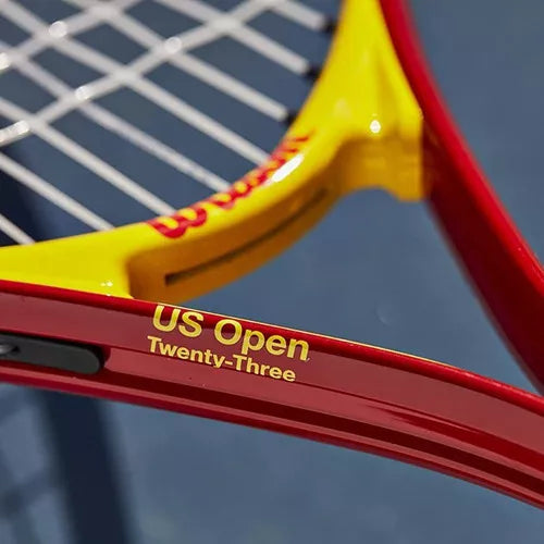 Raquete De Tênis Tennis Wilson Us Open 23 Cor Vermelho/Amarelo