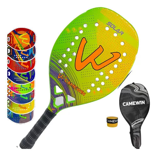 Raquete Beach Tennis Camewin Carbono-3k Modelo + Bolsa