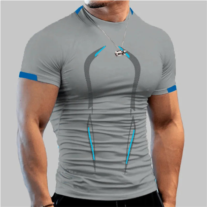 Camisa de Compressão Masculina Esportiva