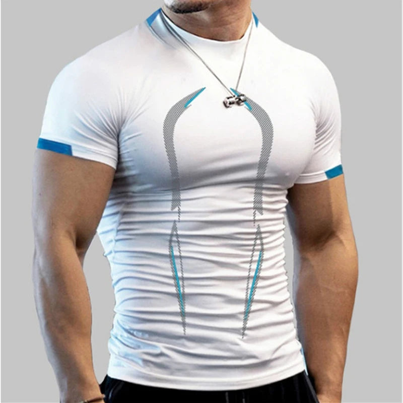 Camisa de Compressão Masculina Esportiva