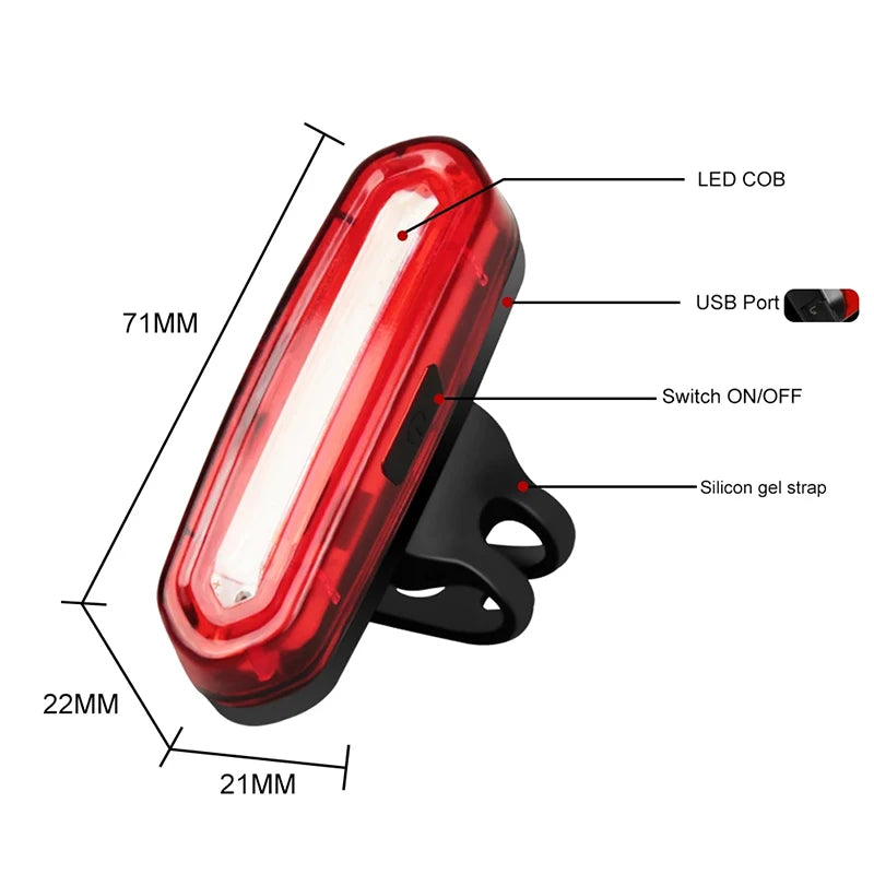 Luz Traseira de Ciclismo