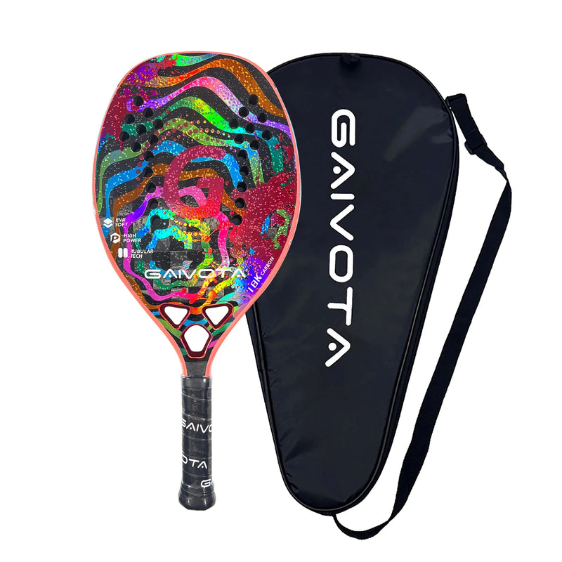 Raquete + Mochila Gaivota Tênis Tennis de praia 18K com cinto de carbono Beach Tennis