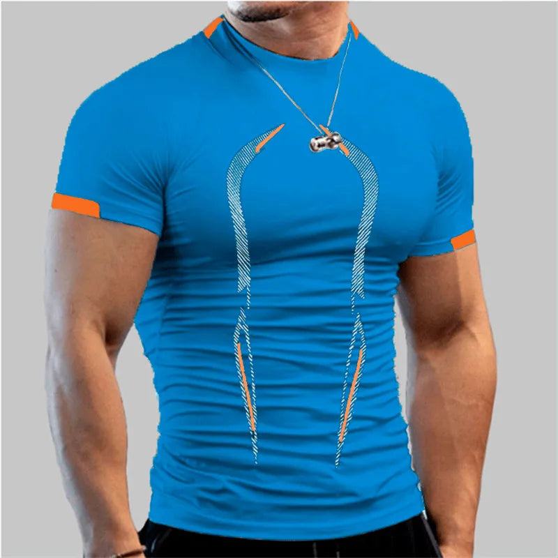 Camisa de Compressão Masculina Esportiva