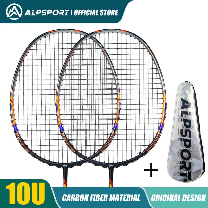 Raquete de Badminton ALP GJ 10u Ultraleve 52g t800