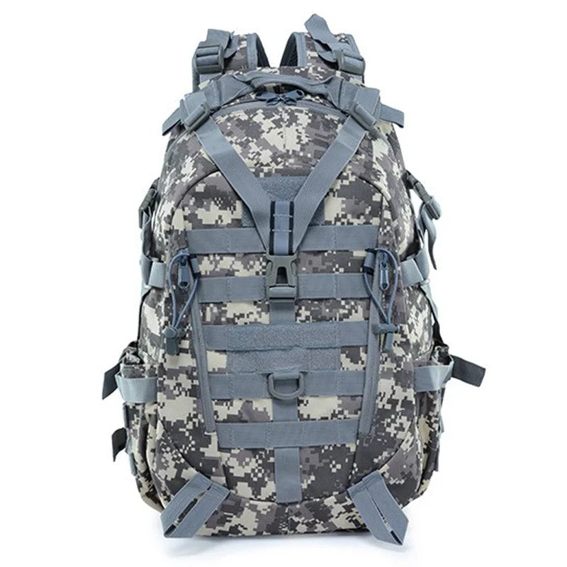 Mochila De Acampamento Esportiva 40l bolsa masculina sacos de viagem tático molle escalada caminhadas ao ar livre reflexivo ombro saco de pesca