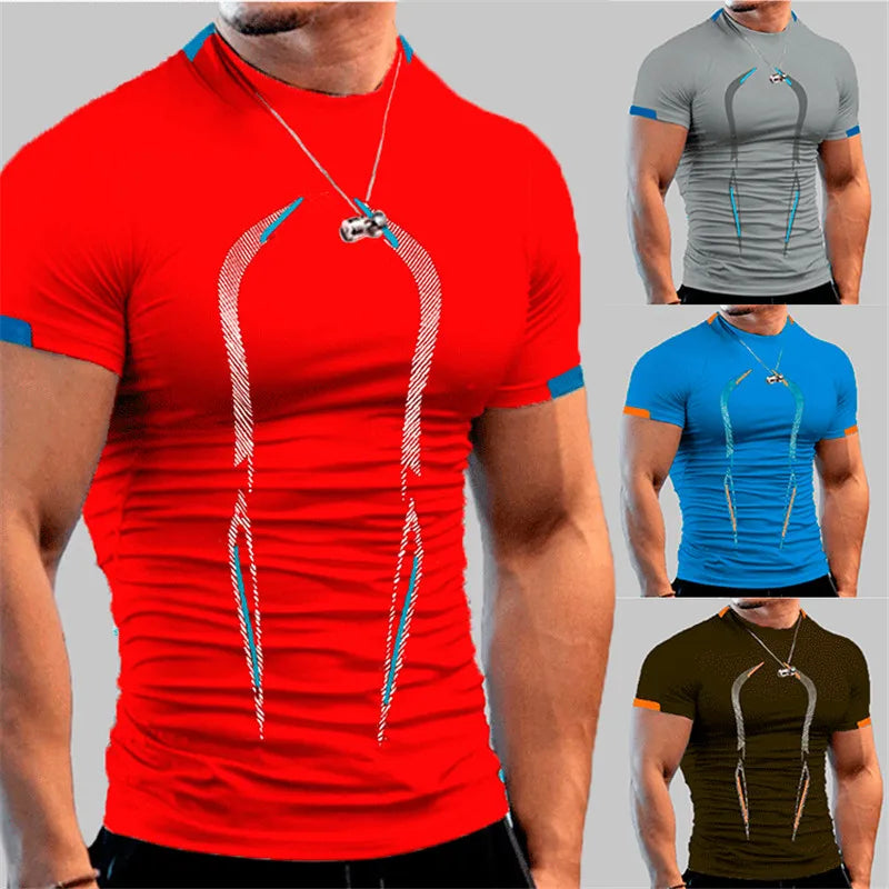 Camisa de Compressão Masculina Esportiva