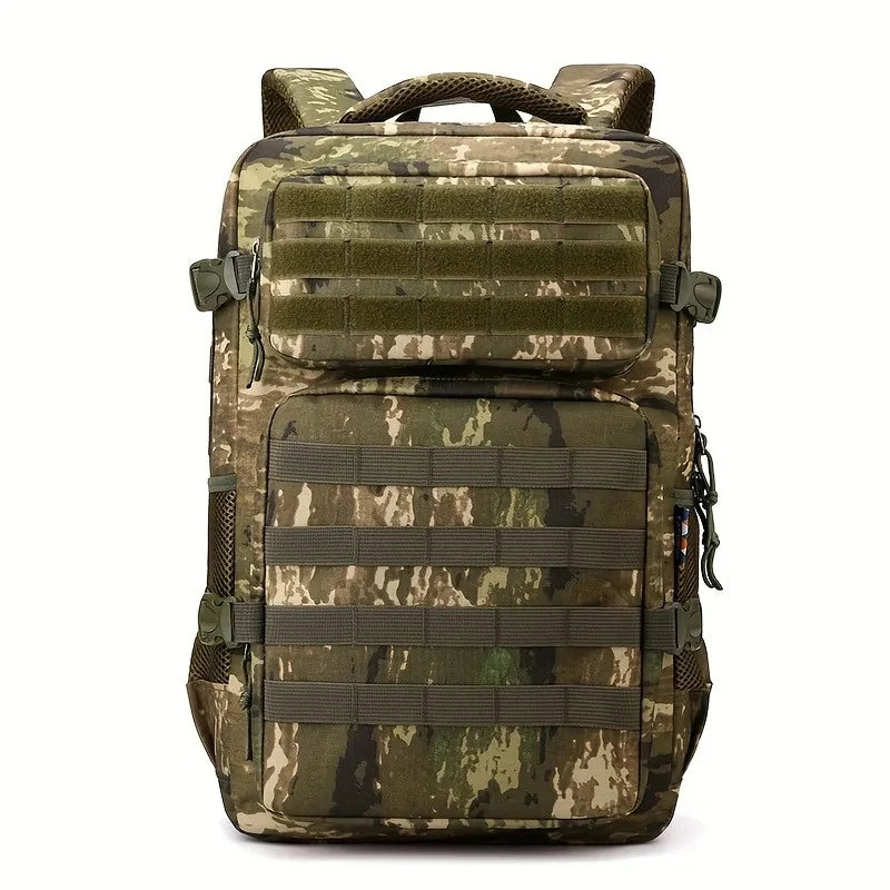 Mochila Táticas Mochila De Camuflagem Para Caminhadas e Acampamento, mochila para esportes ao ar livre multicamadas de grande capacidade