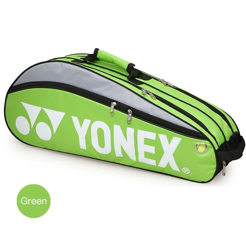 Saco De Badminton Original Yonex max para 3 raquetes com compartimento sapatos peteca raquete