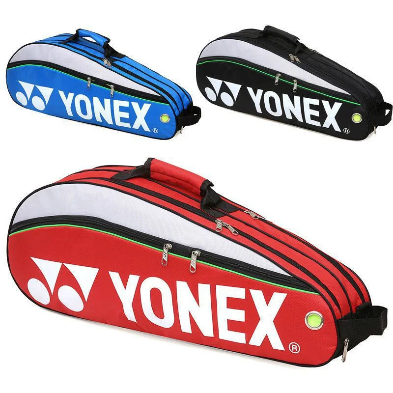 Saco De Badminton Original Yonex max para 3 raquetes com compartimento sapatos peteca raquete