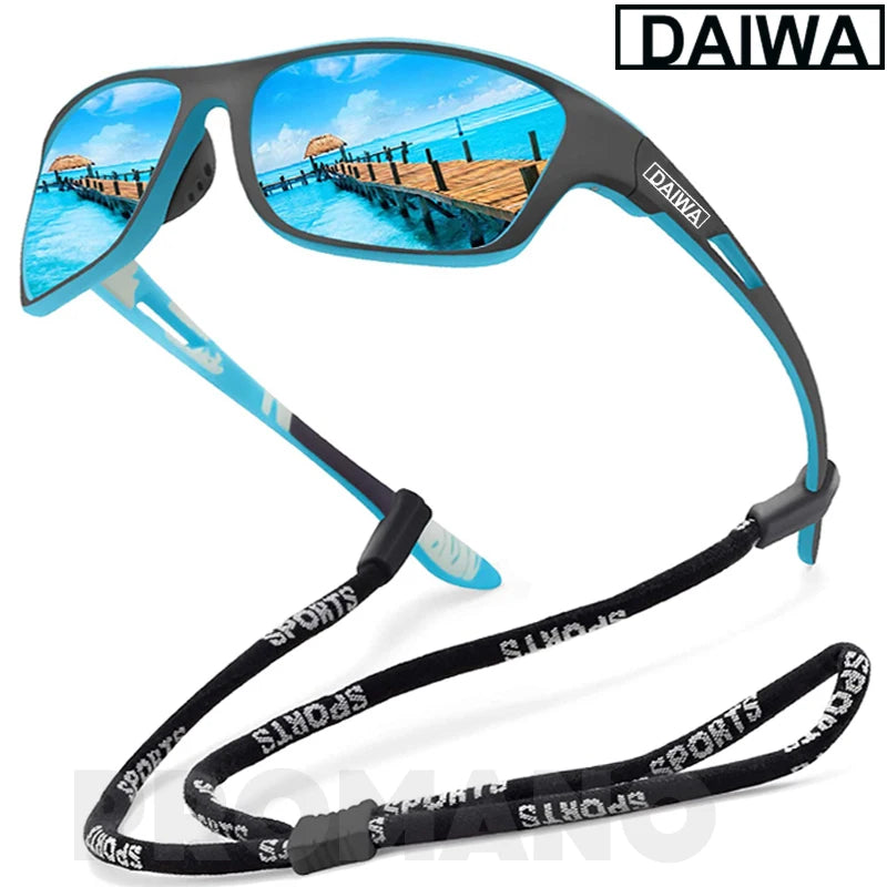 Óculos De Sol Polarizados para pesca Dalwa, óculos de sol masculino para dirigir, caminhada, uv400