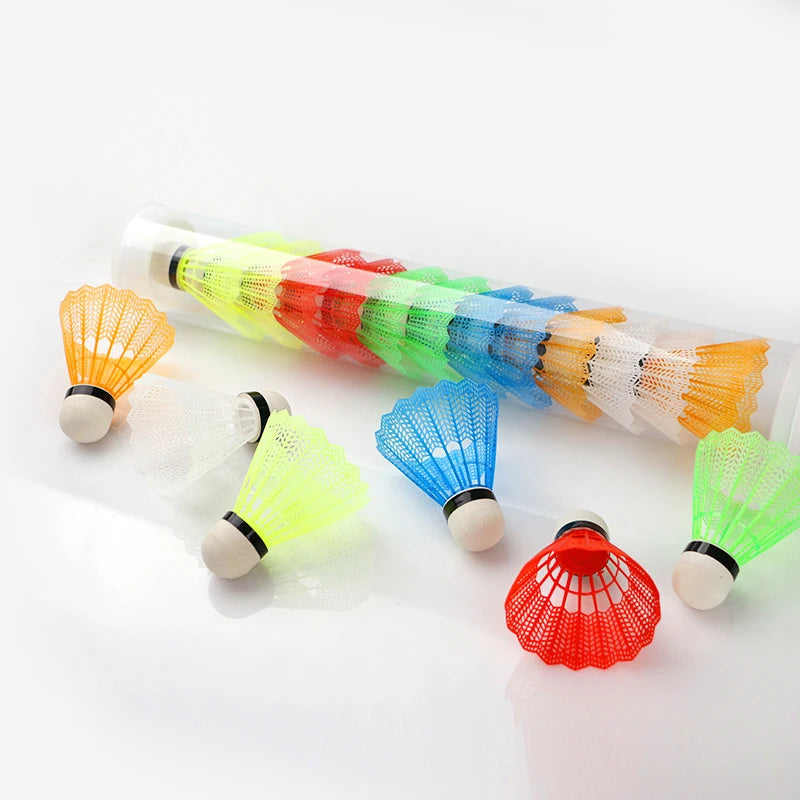 Petecas De Badminton 12 Pcs amarelo branco estudante náilon bola de espuma bolas de lazer esporte jogos