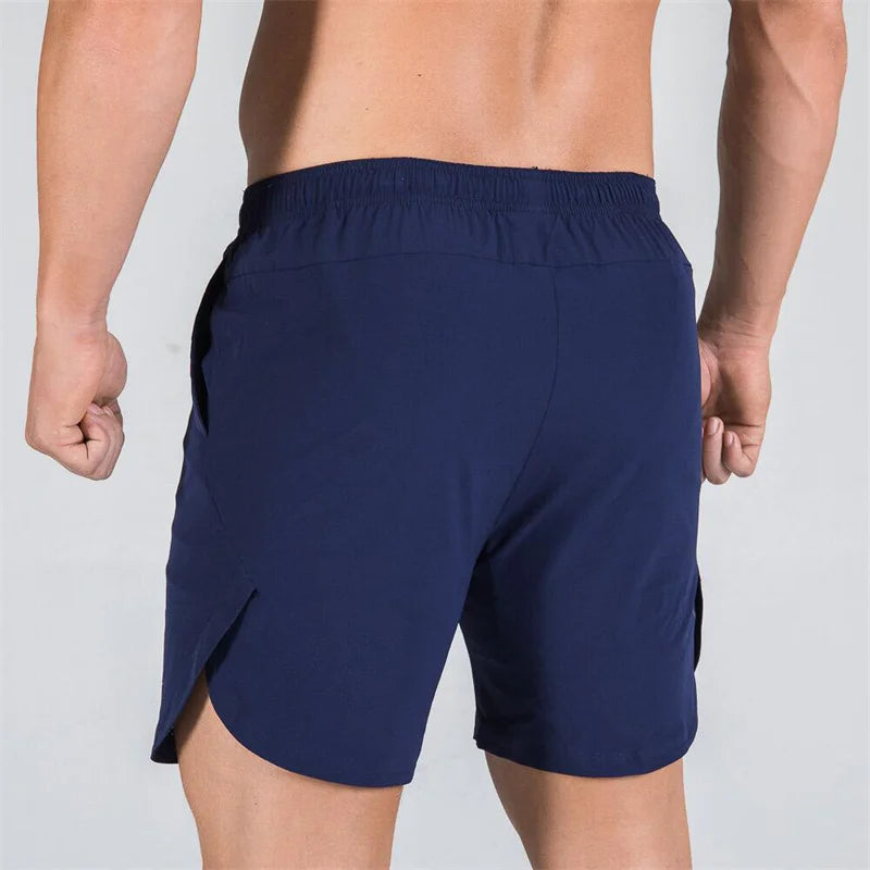 Shorts Esportivos Fitness de Dois Andares Masculino