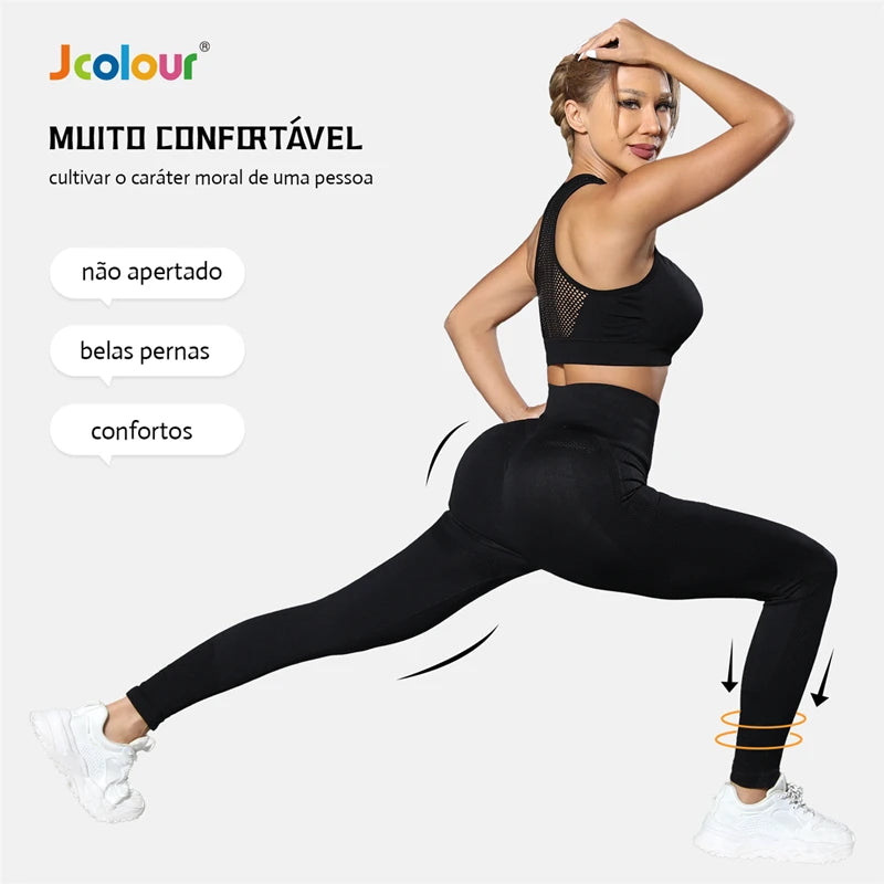 Calça De Ginástica Legging Feminina Calça Fitness Jcolour