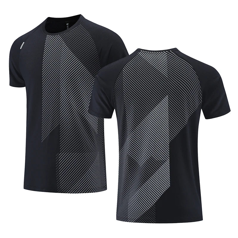 Camiseta Masculina de Secagem Rápida Para Corrida