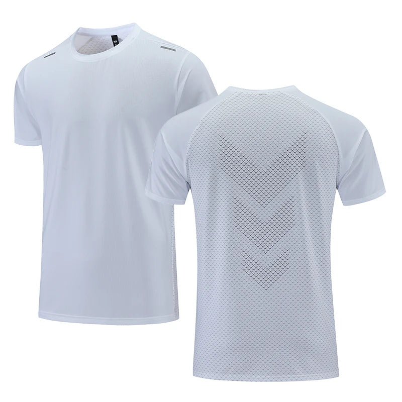 Camiseta Masculina de Secagem Rápida Para Corrida