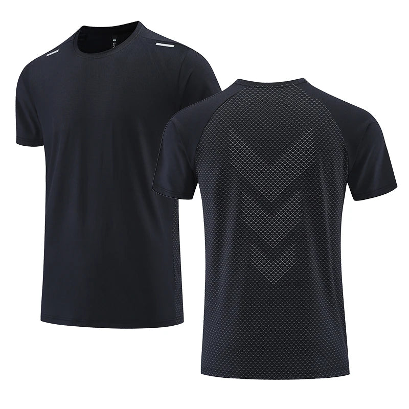 Camiseta Masculina de Secagem Rápida Para Corrida