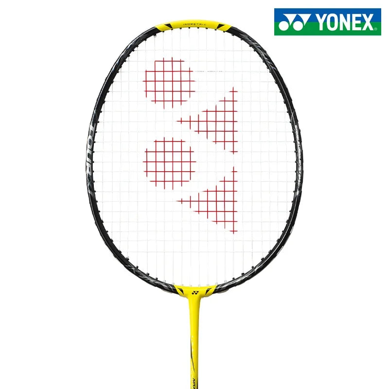 Raquete de Badminton Yonex Ultraleve Fibra de Carbono Flash NF 1000Z Amarelo Tipo de Velocidade Maior Balanço Profissional