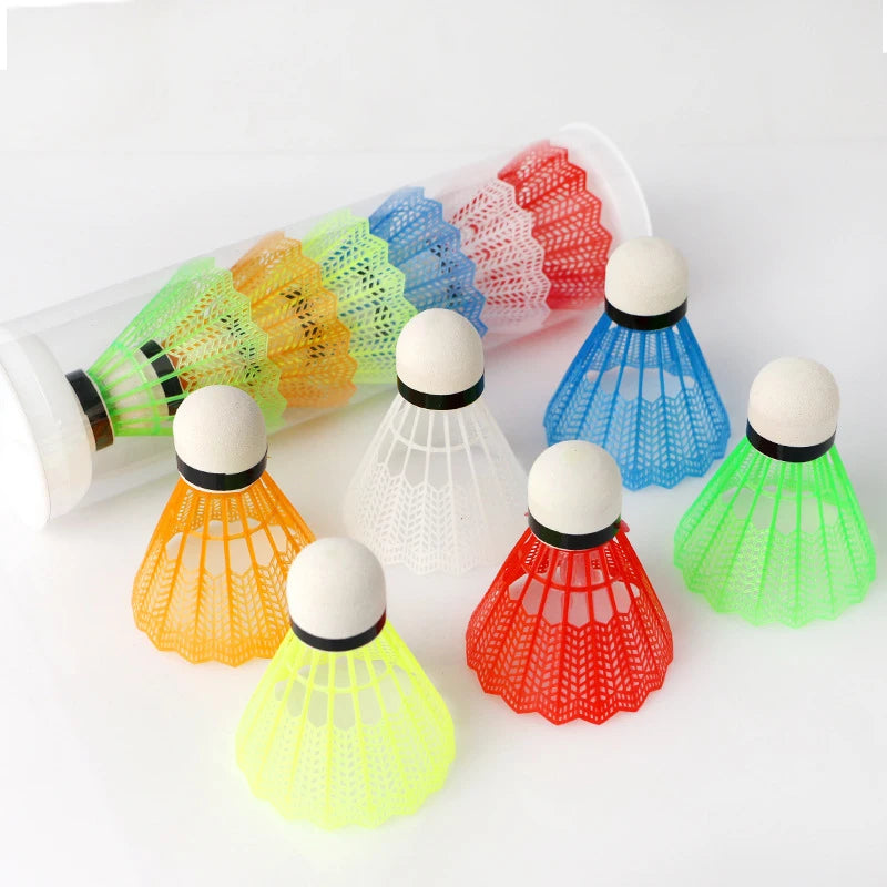 Petecas De Badminton 12 Pcs amarelo branco estudante náilon bola de espuma bolas de lazer esporte jogos