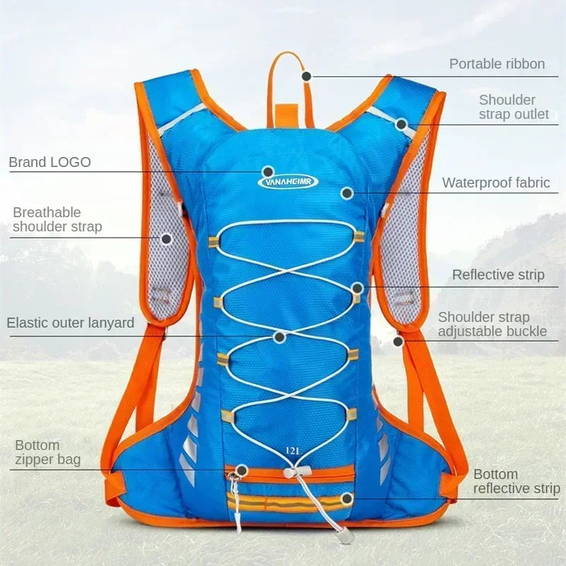 Mochila Portátil Para Ciclismo Ao Ar Livre, A prova D'água