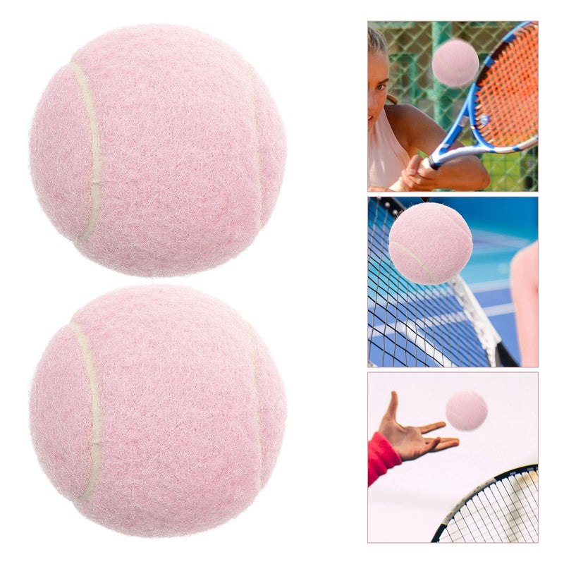 Bola De Tênis Tennis 2pcs brinquedos para jogador de borracha starter bola brincalhão em massa 600x600x600cm rosa