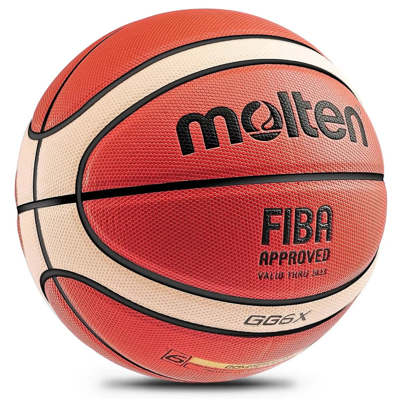 Bola de Basquete Molten GG7X Basketball Couro PU FIBA Approved