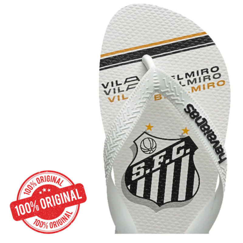 Chinelo Havaianas Santos FC Original Masculino Sandália Masculina Havaiana Adulto