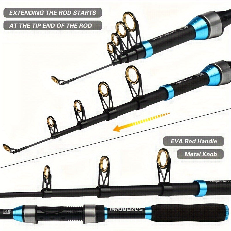 Conjunto De Vara De Pesca offshore de 180cm, 2 peças + carretel de pesca jb2000